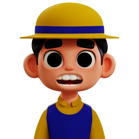 Farmer  3D Icon