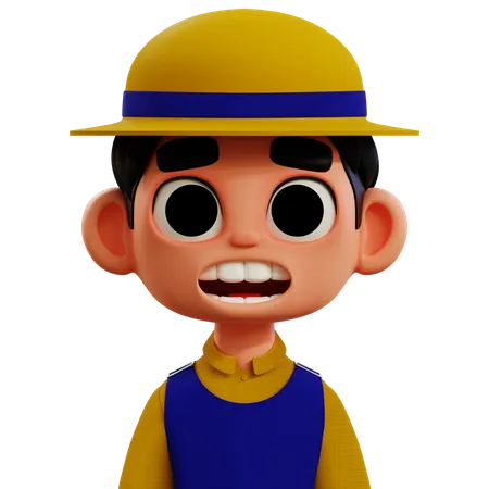 Farmer  3D Icon