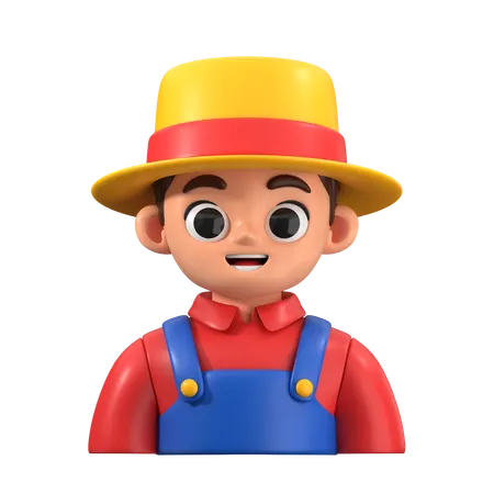 Farmer  3D Icon