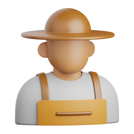 Farmer  3D Icon