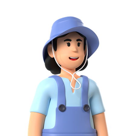 Farmer  3D Icon