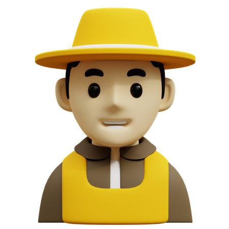 Farmer  3D Icon