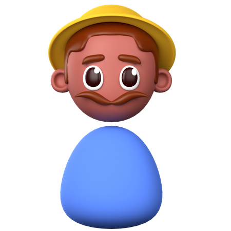 Farmer  3D Icon