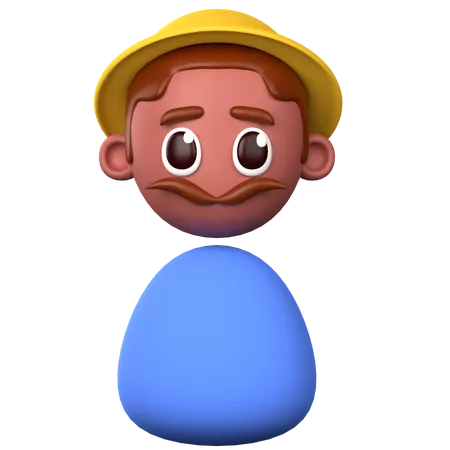 Farmer  3D Icon