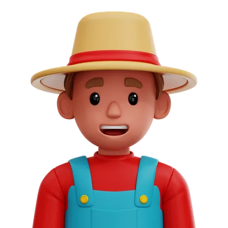 FARMER  3D Icon