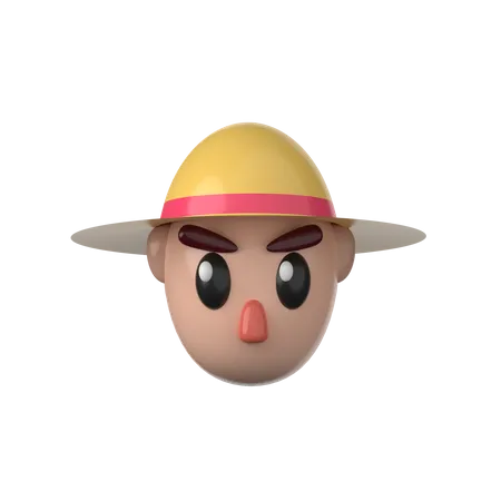 Farmer  3D Icon