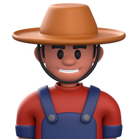 Farmer  3D Icon