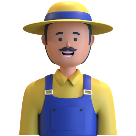 Farmer  3D Icon