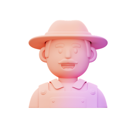 Farmer  3D Icon