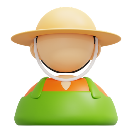 Farmer  3D Icon