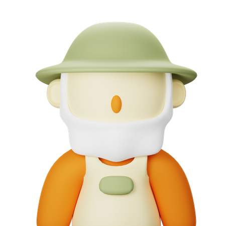Farmer  3D Icon