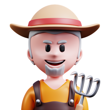 Farmer  3D Icon