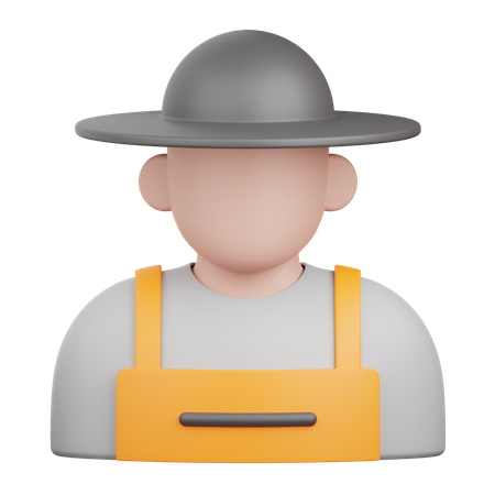 Farmer  3D Icon