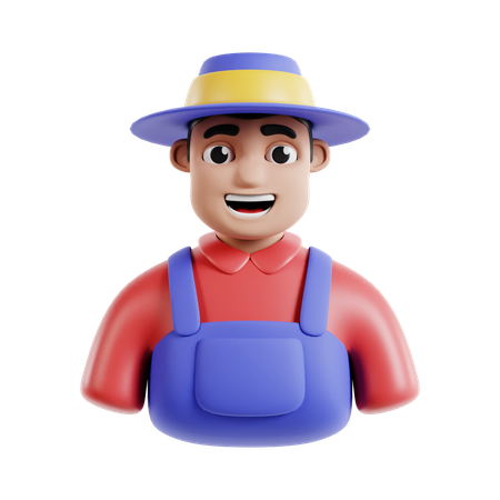 Farmer  3D Icon