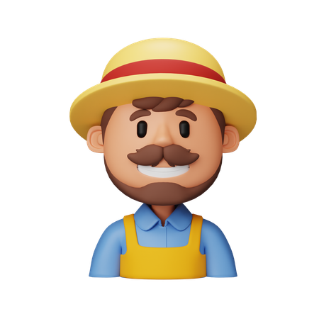 Farmer  3D Icon