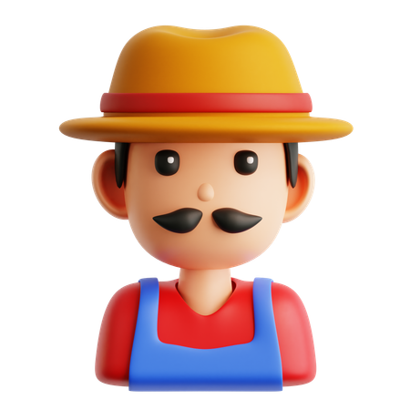 Farmer  3D Icon