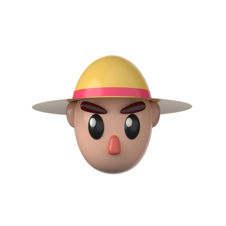 Farmer 3D Icon