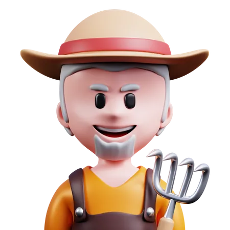 Farmer  3D Icon