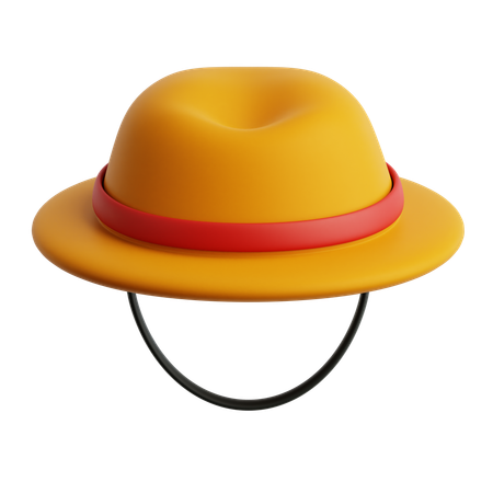 農夫の帽子  3D Icon
