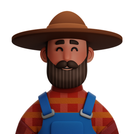 FARMER MAN  3D Icon