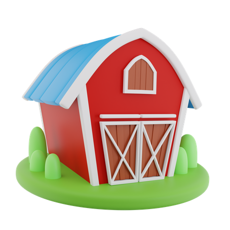 Farmhouse  3D Icon