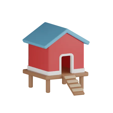 Farmhouse  3D Icon