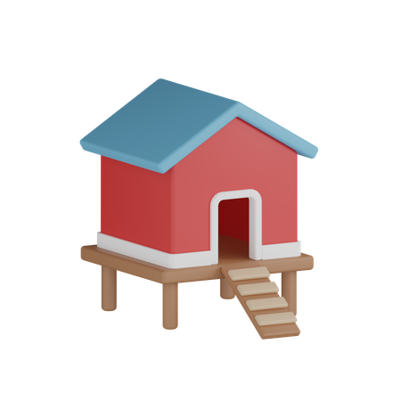 Farmhouse 3D Icon