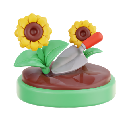 농업  3D Icon