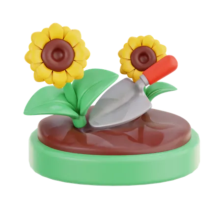 농업  3D Icon