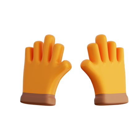 Farming Glove  3D Illustration