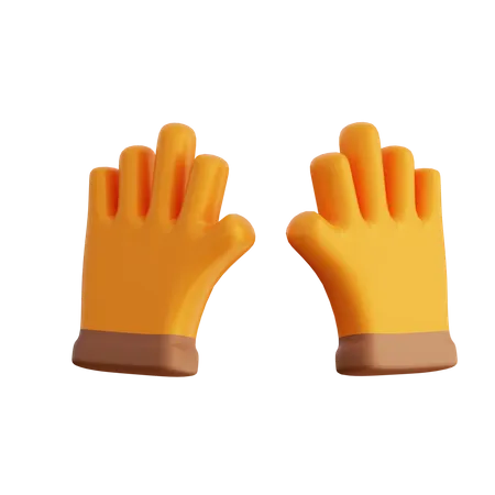 Farming Glove 3D Illustration