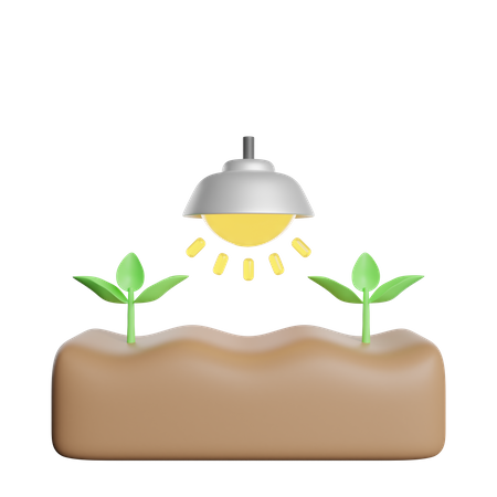 Farming Light  3D Icon