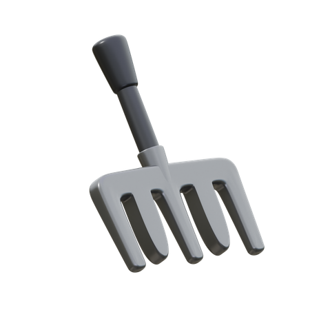 Farming Rake  3D Icon