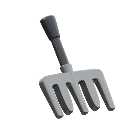 Farming Rake  3D Icon