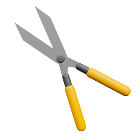 Farming Scissor  3D Illustration