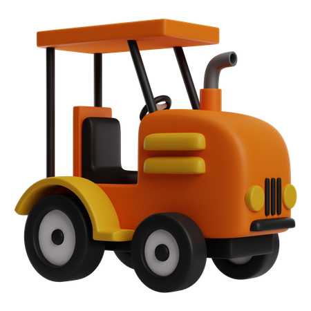 Farming Tractor  3D Icon