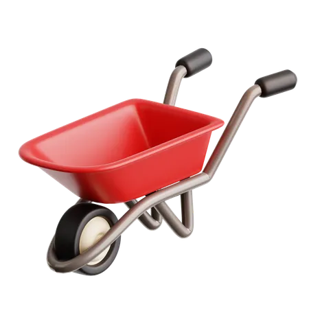 Farming Wheelbarrow  3D Icon