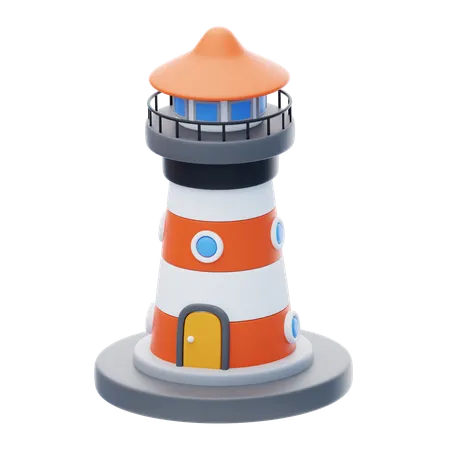 Faro  3D Icon