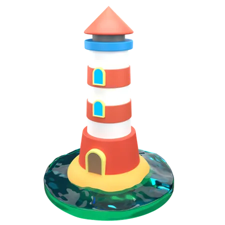 Faro  3D Icon