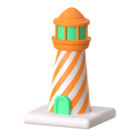 Faro  3D Icon