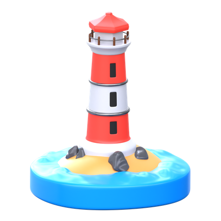 Faro  3D Icon