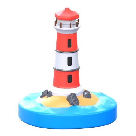 Faro  3D Icon