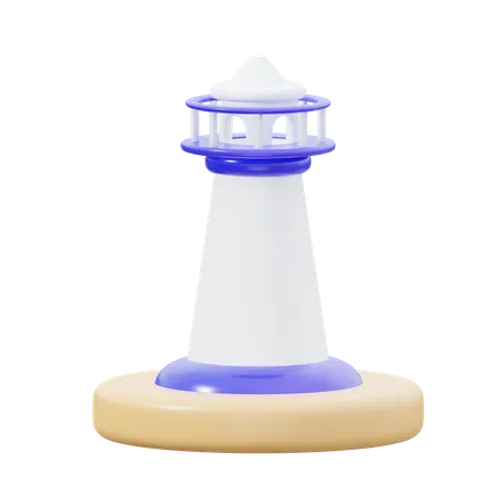 Faro  3D Icon