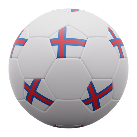 Faroe Islands Ball  3D Icon