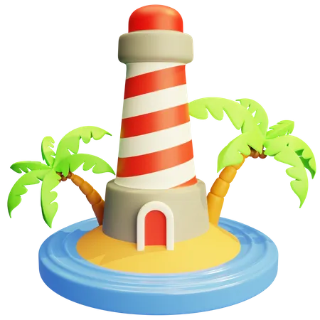 Farol  3D Icon