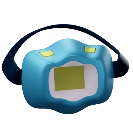 Lanterna de cabeça  3D Icon