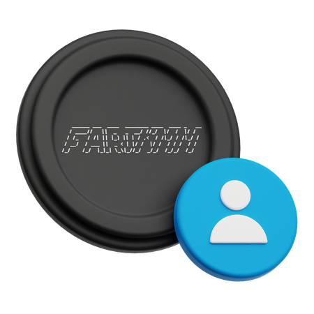 Fartcoin Account  3D Icon