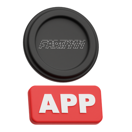 Fartcoin App  3D Icon