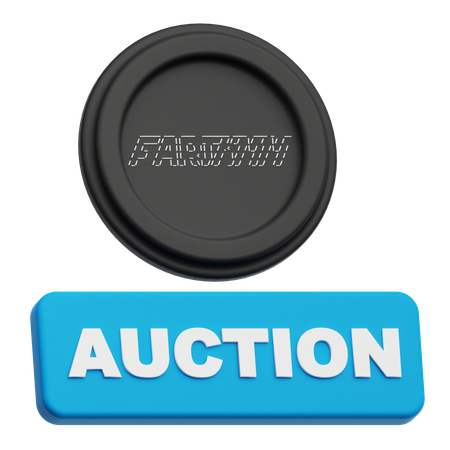 Fartcoin Auction  3D Icon