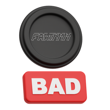 Fartcoin Bad  3D Icon